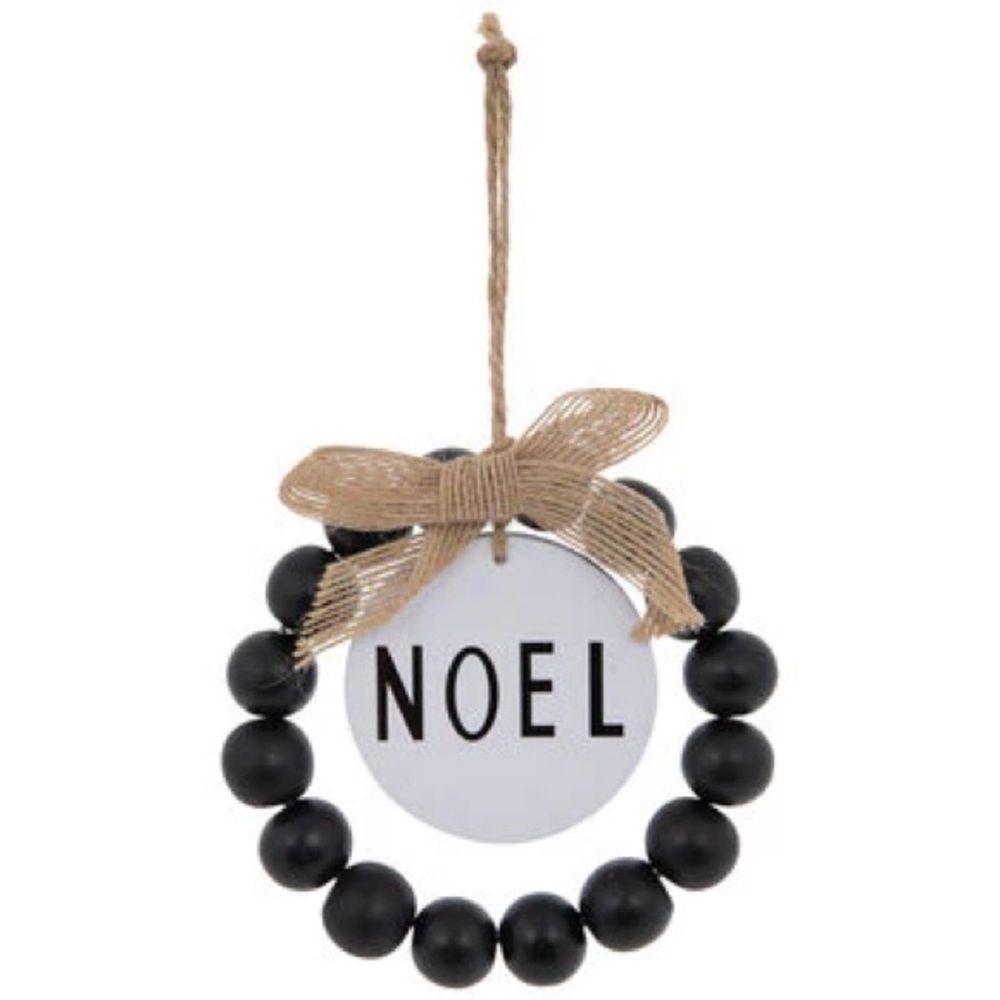 Hobby Lobby NOEL Bead Ornament